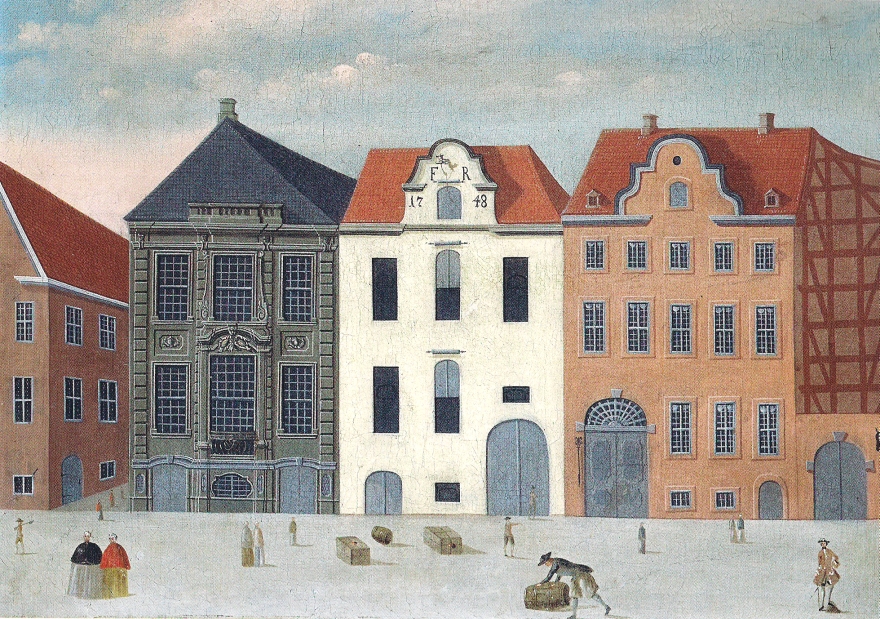 Nybrogade - Rach og Eegberg 1757 