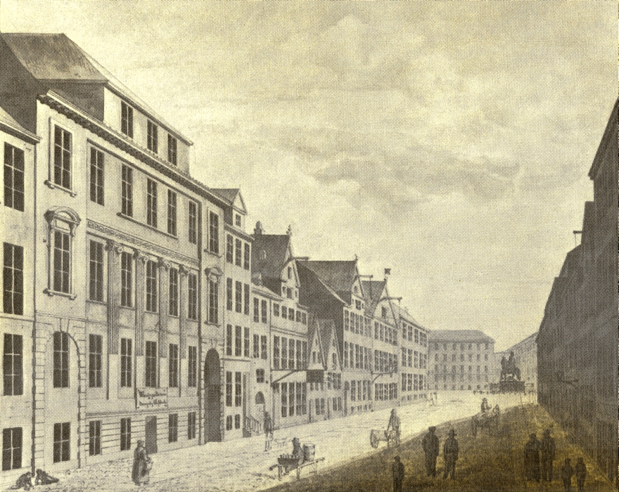 Store Strandstræde ca 1830 RES