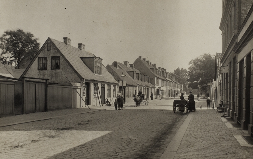 Allersgade (foto Johannes Hauerslev) Tilhører Københavns MuseumRES