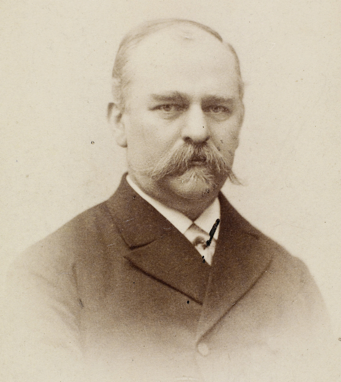P. Knudsen. Foto af Benjamin Møller (Det Kgl. Bibliotek)