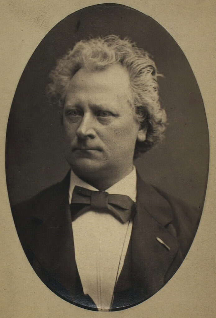 Johan Keller. Foto af Rye og Hohlenberg (Det Kgl. Bibliotek)